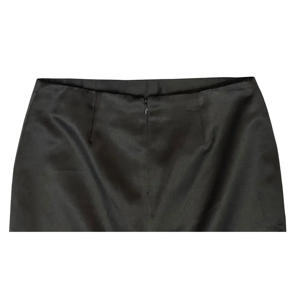 White House Black Market Beaded Pencil Skirt Black Size 2